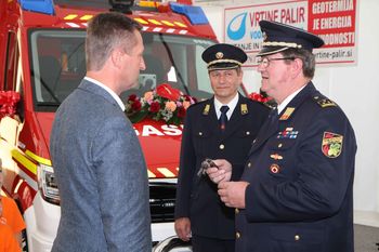 Novo gasilsko vozilo in tekmovanje