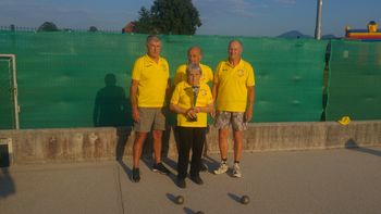 Polzelski balinarji srebrni na mednarodnem tekmovanju v Trbovljah 