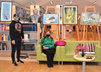 KUD Polzela z razstavo likovnih del v preboldski knjižnici