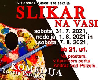 Komedija Toneta Partljiča: Slikar na vasi