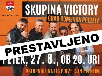 Poletni večer na gradu Komenda s skupino Victory - ZARADI VIŠJE SILE PRESTAVLJEN!