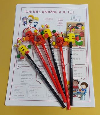 Prvošolci na obisku v Občinski knjižnici Polzela