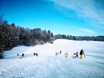 Zimske radosti v Volčji jami