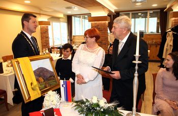 Zlata poroka zakoncev Dragice in Štefana Pražnikar