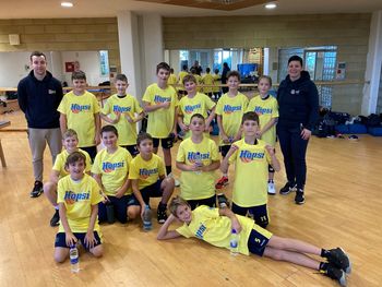 Mlajši člani selekcije U12 Hopsi Polzela na Sončkovem dnevu