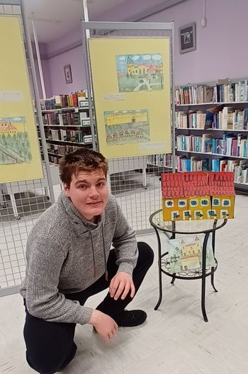 Razstava učenca Lovra Fužirja