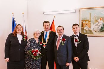 Diamantna zakonca Peter in Fanika Zabukovnik iz Andraža nad Polzelo