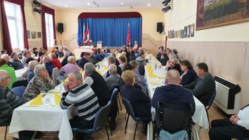 Zbor članov Društva upokojencev Andraž