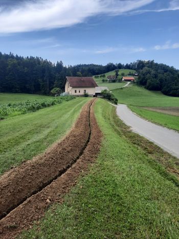 Polaganje optičnega omrežja v Andražu nad Polzelo in Dobriču