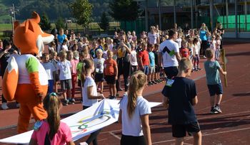 Naši najmlajši so se na mini olimpijadi pomerili s Foksijem