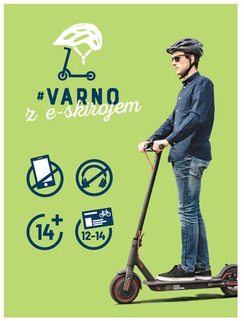 Svet za preventivo in vzgojo v cestnem prometu Občine Polzela svetuje: e-skiro ni igrača za otroke!