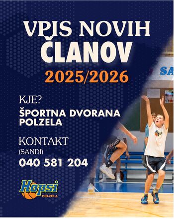 KD Hopsi Polzela vabi k vpisu
