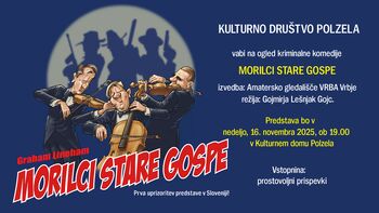 Kriminalna komedija: Morilci stare gospe - nedelja, 16. 11. 2025, ob 19. uri