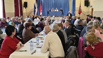 Občni zbor članov Društva upokojencev Andraž