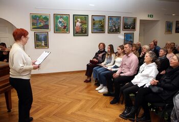 Vrtovi spominov Ivane Kobilca na razstavi »žena – mati«