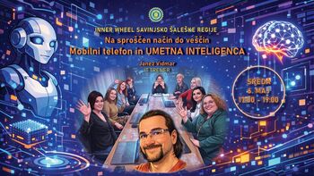 Delavnica Mobilni telefon in umetna inteligenca - sreda, 6. maj 2026, od 17.00 do 19.00