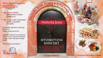 Malteški hram široko odpira svoja vrata