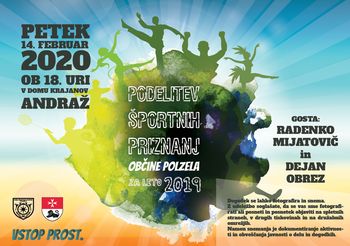 Podelitev športnih priznanj za leto 2019