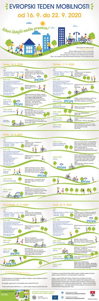 Evropski teden mobilnosti - IZBERI ČISTEJŠI NAČIN PREVOZA!