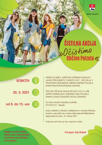 Čistilna akcija "Očistimo Občino Polzela"