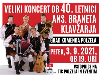 Poletni večer na gradu Komenda z ansamblom Braneta Klavžarja