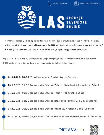LASS delavnica za pripravo projekta za spodbujanje trajnostnega turizma