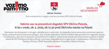Preventiva za kolesarje in pešce v cestnem prometu