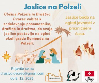 Povabilo na postavitev jaslic