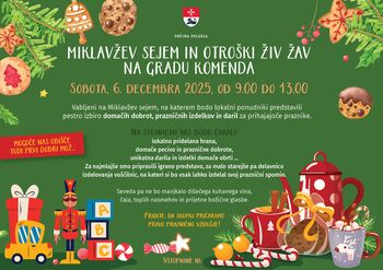 Miklavžev sejem in otroški ŽIV ŽAV na gradu Komenda