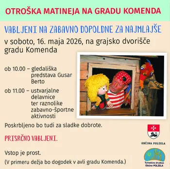 Otroška matineja na gradu Komenda