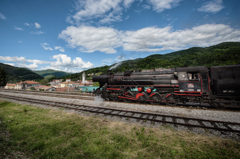 Predstavitev turistične ponudbe občine Kanal ob Soči ob prihodih muzejskega vlaka v Kanal