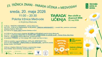 15. TRŽNICA ZNANJ - PARADA UČENJA v MEDVODAH, Tedni vseživljenjskega učenja 2026