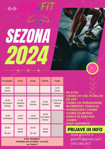 Nova vadbena sezona Gib&Fit