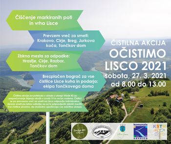 Akcija Očistimo Lisco 2021 Akcija Očistimo Lisco 2021