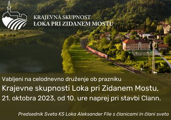 Praznik Krajevne skupnosti Loka pri Zidanem Mostu