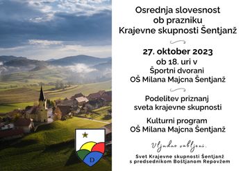 Praznik Krajevne skupnosti Šentjanž