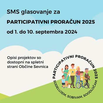 Participativni proračun 2025: Glasovanje bo od 1. do 10. septembra