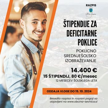 Razpisa za dodelitev štipendij Občine Sevnica