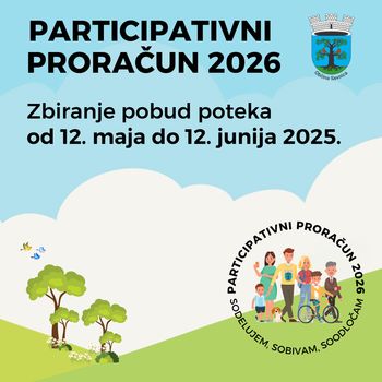 Participativni proračun 2026: Zbiranje pobud do 12. junija 