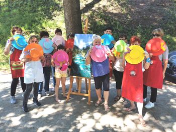 Likovna skupina Svetloba Deskle Ustvarjalno poletje 2020