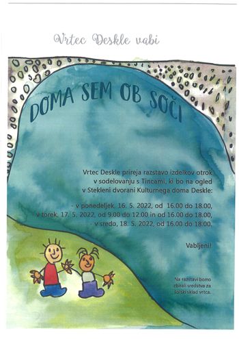 VABILO na razstavo Ob Soči sem doma