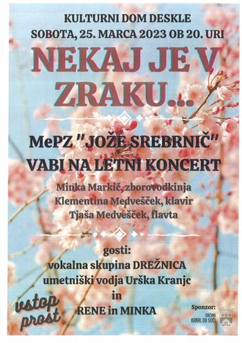 NEKAJ JE V ZRAKU ... Koncert MePZ " Jože Srebrnič" 