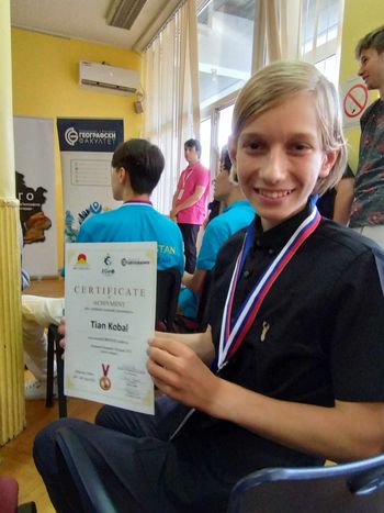 Bronasta medalja na geografski olimpijadi