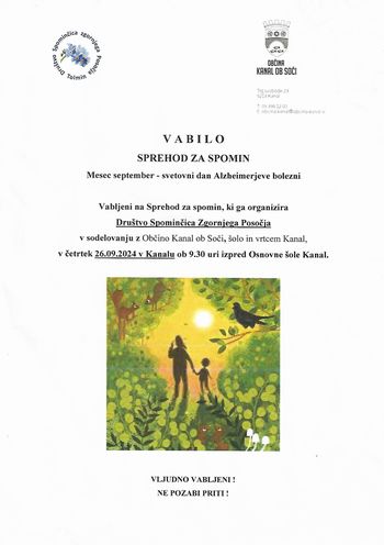 VABILO  - Sprehod za spomin