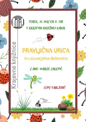 Pravljična urica v Krajevni knjižnici Kanal