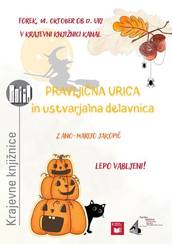 Pravljična urica v Krajevni knjižnici Kanal Pravljična urica v Krajevni knjižnici Kanal