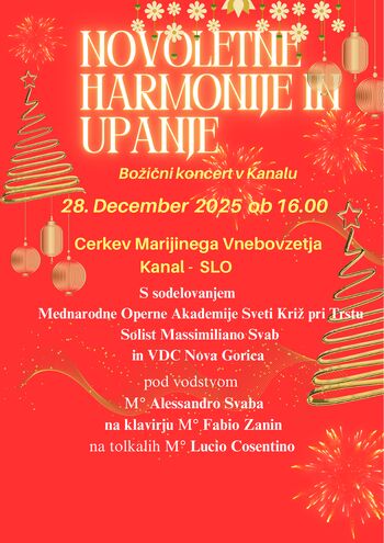 Vabljeni na božični koncert v Kanalu