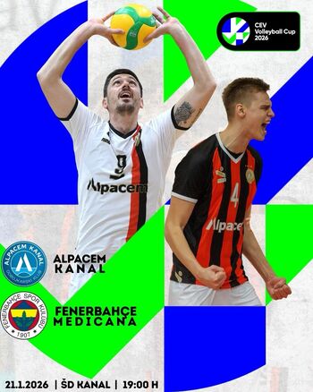 CEV Volleyball Cup 2026, ŠD KANAL, 21. 1. 2026
