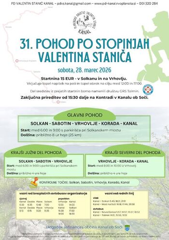 Pohod Po stopinjah Valentina Staniča