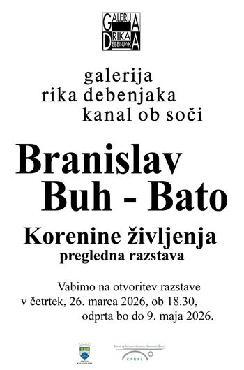 VABILO na odprtje pregledne razstave avtorja Branislava Buha